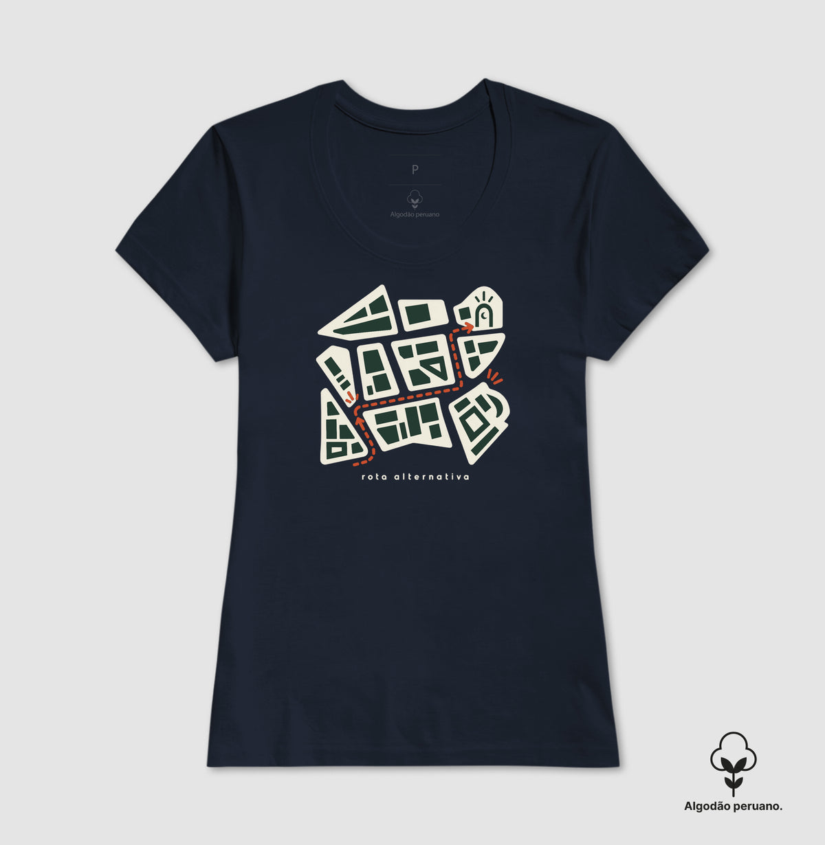Camiseta Algodão Peruano - Plano de Emergência