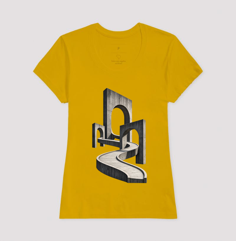 Camiseta Unissex - Horizonte de Concreto