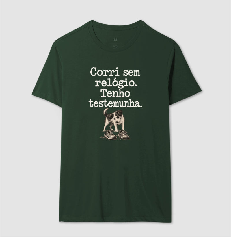Camiseta Unissex - Relógio em Casa