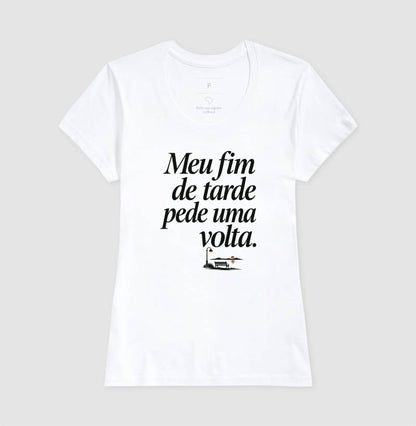 Camiseta Unissex - Noite de Esquina, Feminino, Branca