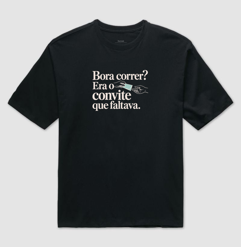 Camiseta Oversized - Convite Aceito