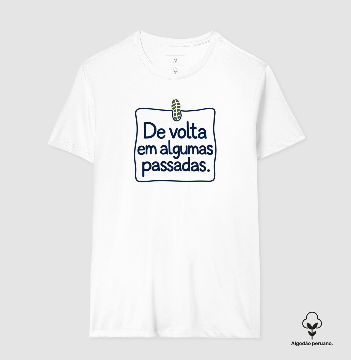 Camiseta Algodão Peruano - Aviso de Saída