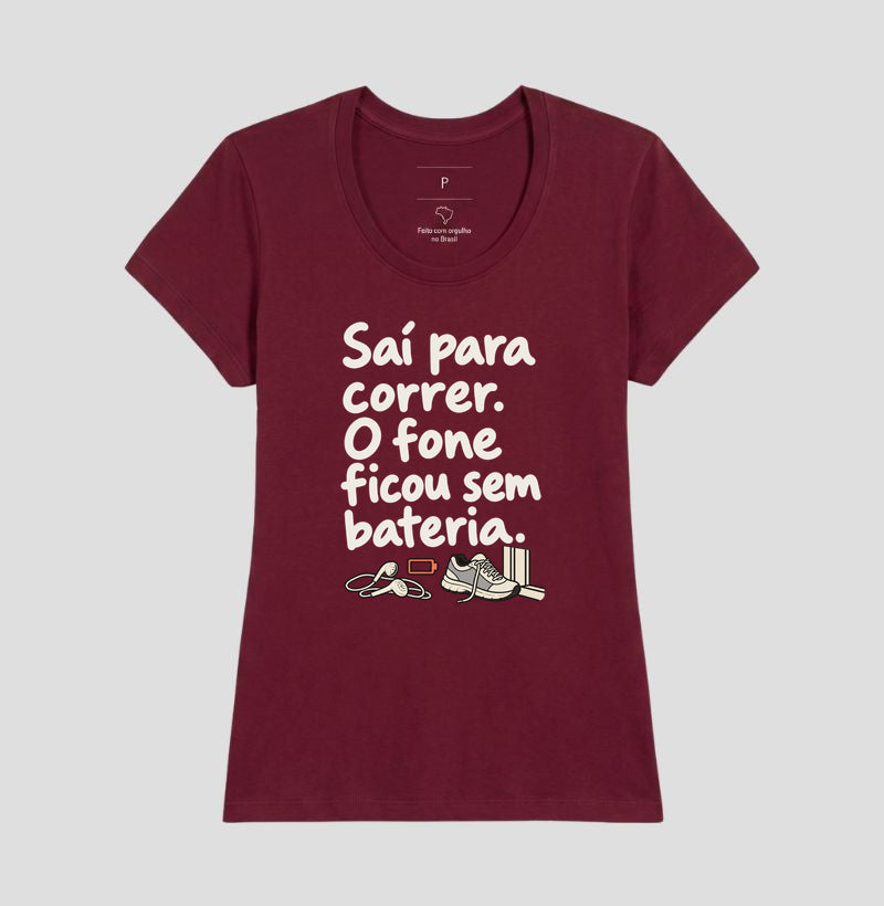 Camiseta Unissex - Fone Sem Carga