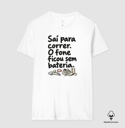 Camiseta Algodão Peruano - Fone Sem Carga