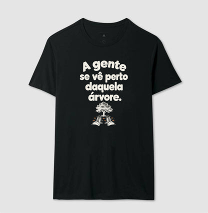 Camiseta Unissex - Ponto de Encontro, Masculino, Preta