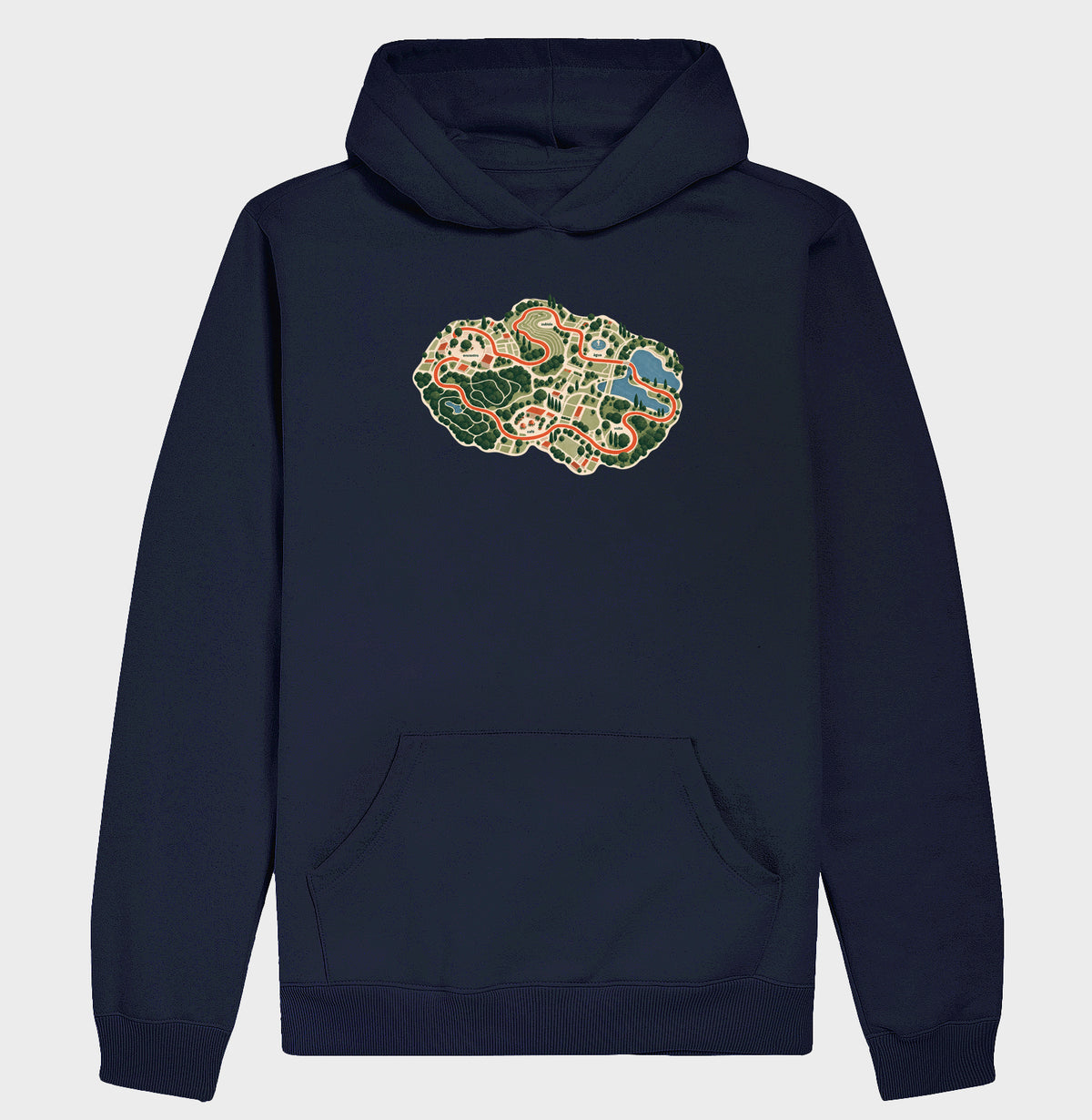 Hoodie Moletom - Mapa do Corre