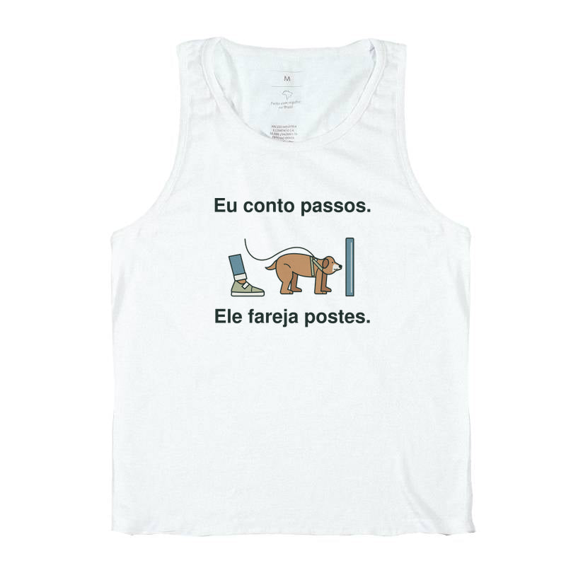 Regata Unissex - Passeio Farejado, Branca