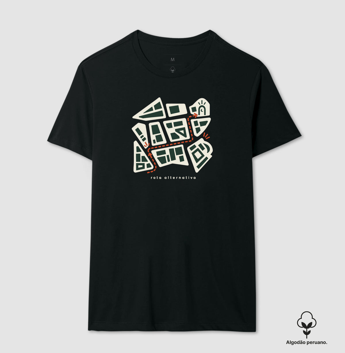 Camiseta Algodão Peruano - Plano de Emergência