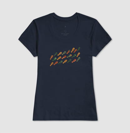 Camiseta Unissex - Passos que Ficaram, Feminino, Marinho