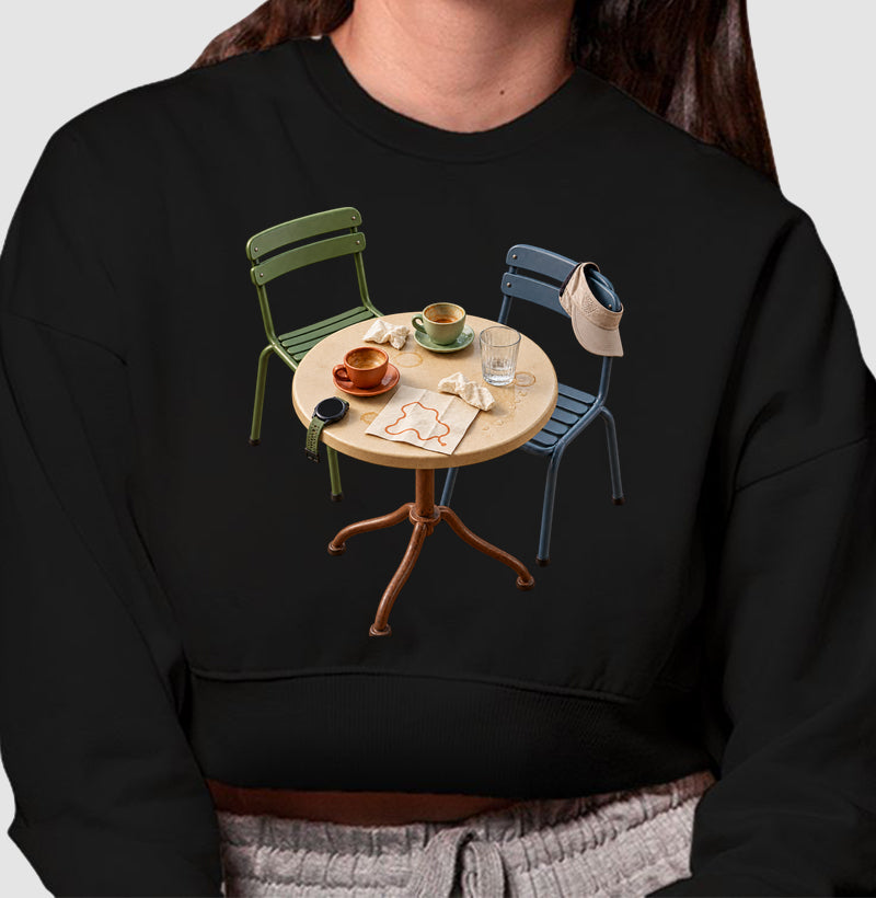 Cropped Moletom - Mesa de Encontro