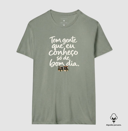 Camiseta Algodão Peruano - Bom Dia de Bairro