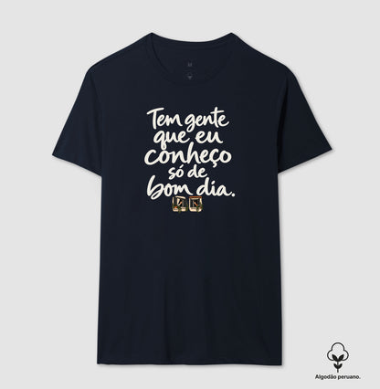 Camiseta Algodão Peruano - Bom Dia de Bairro