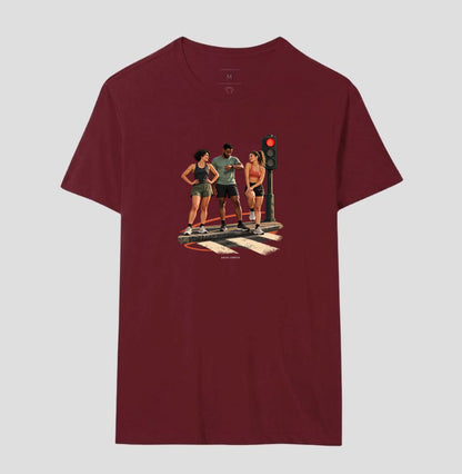 Camiseta Unissex - Semáforo Vermelho