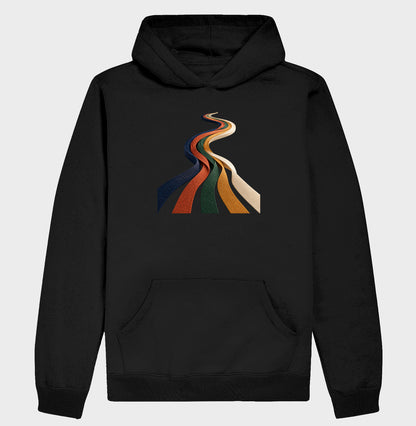 Hoodie Moletom - Quilômetros Compartilhados, Preta