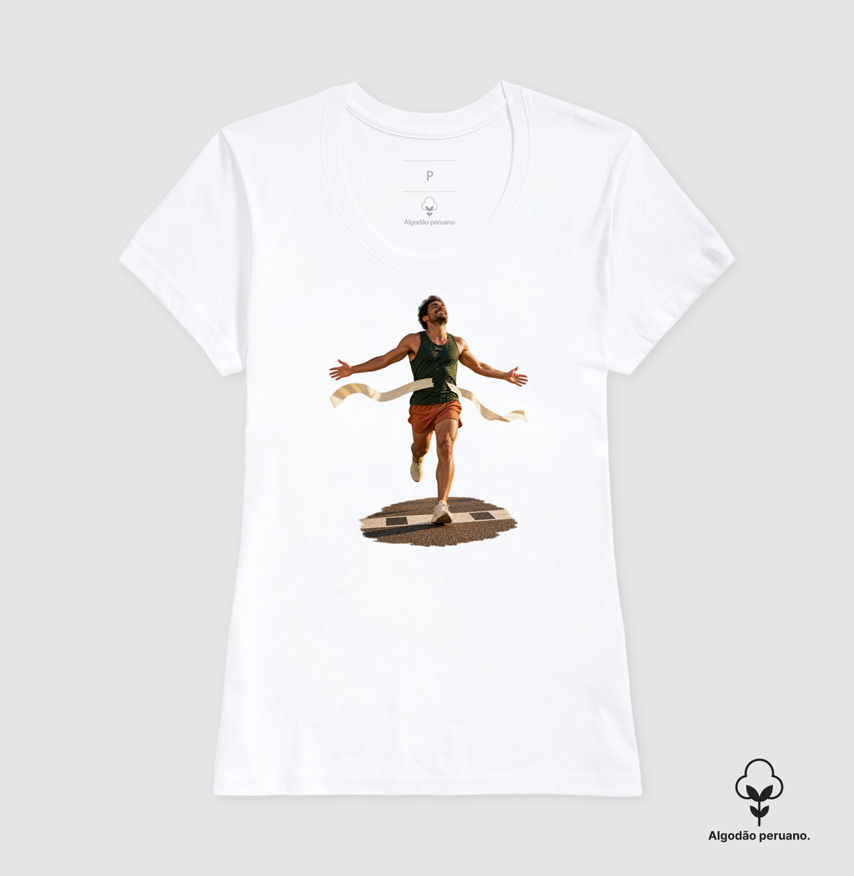 Camiseta Algodão Peruano - Chegada Particular