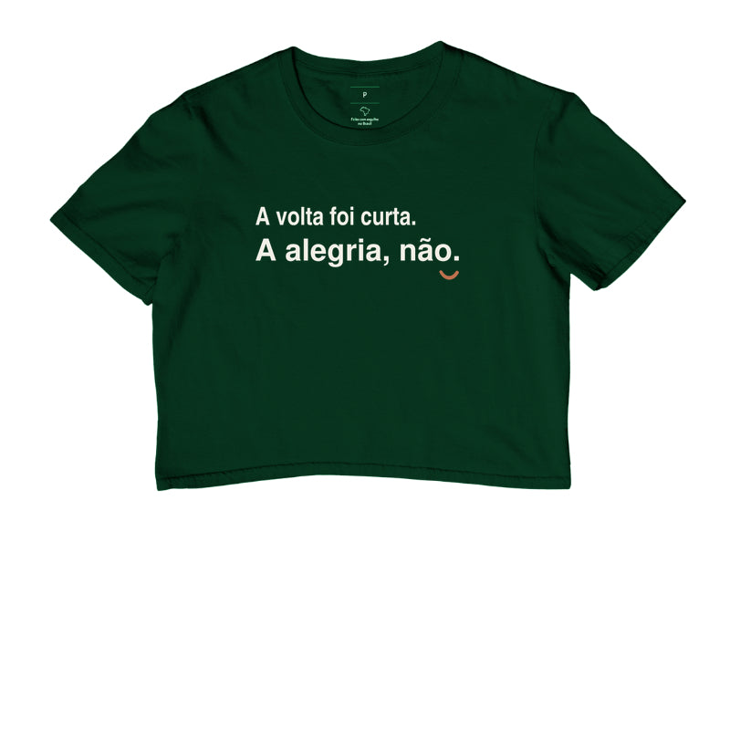Cropped - Alegria Maior, Verde