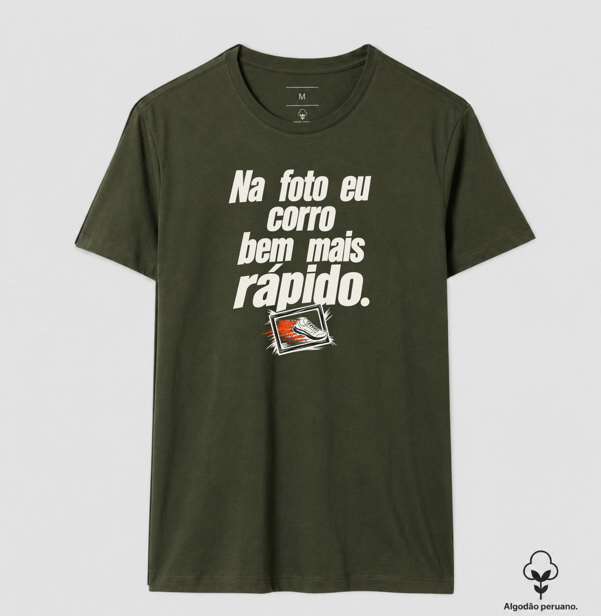 Camiseta Algodão Peruano - Na Hora da Foto
