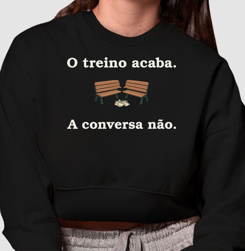 Moletom Cropped - Conversa Depois