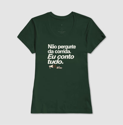 Camiseta Unissex - Cheguei no Assunto, Feminino, Verde