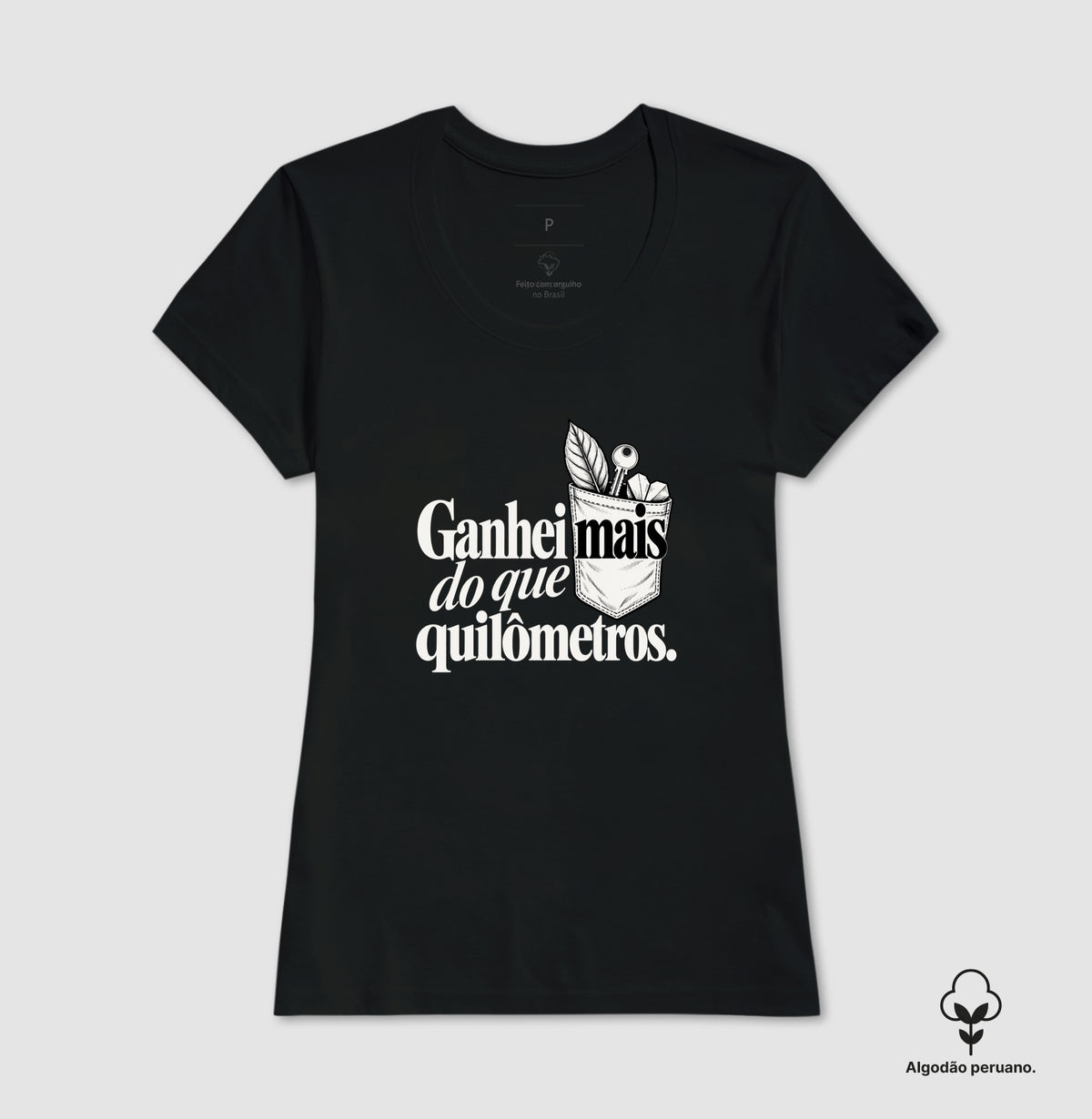 Camiseta Algodão Peruano - Conquista de Rua