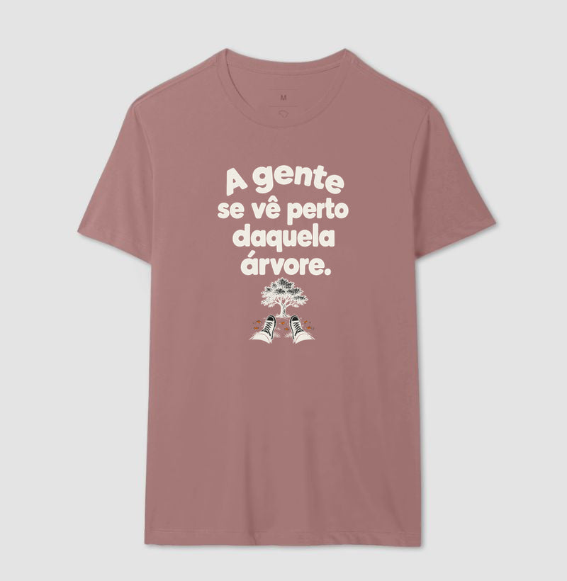Camiseta Unissex - Ponto de Encontro, Masculino, Rosa