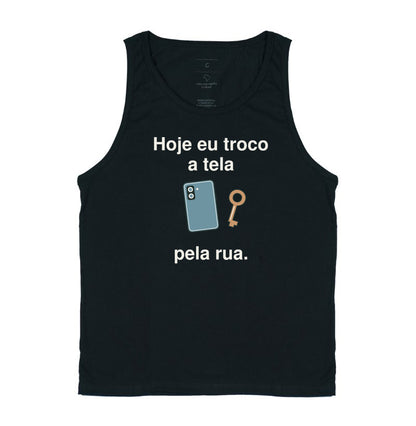 Regata Unissex - Escolha de Rua, Preta