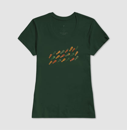Camiseta Unissex - Passos que Ficaram, Feminino, Verde