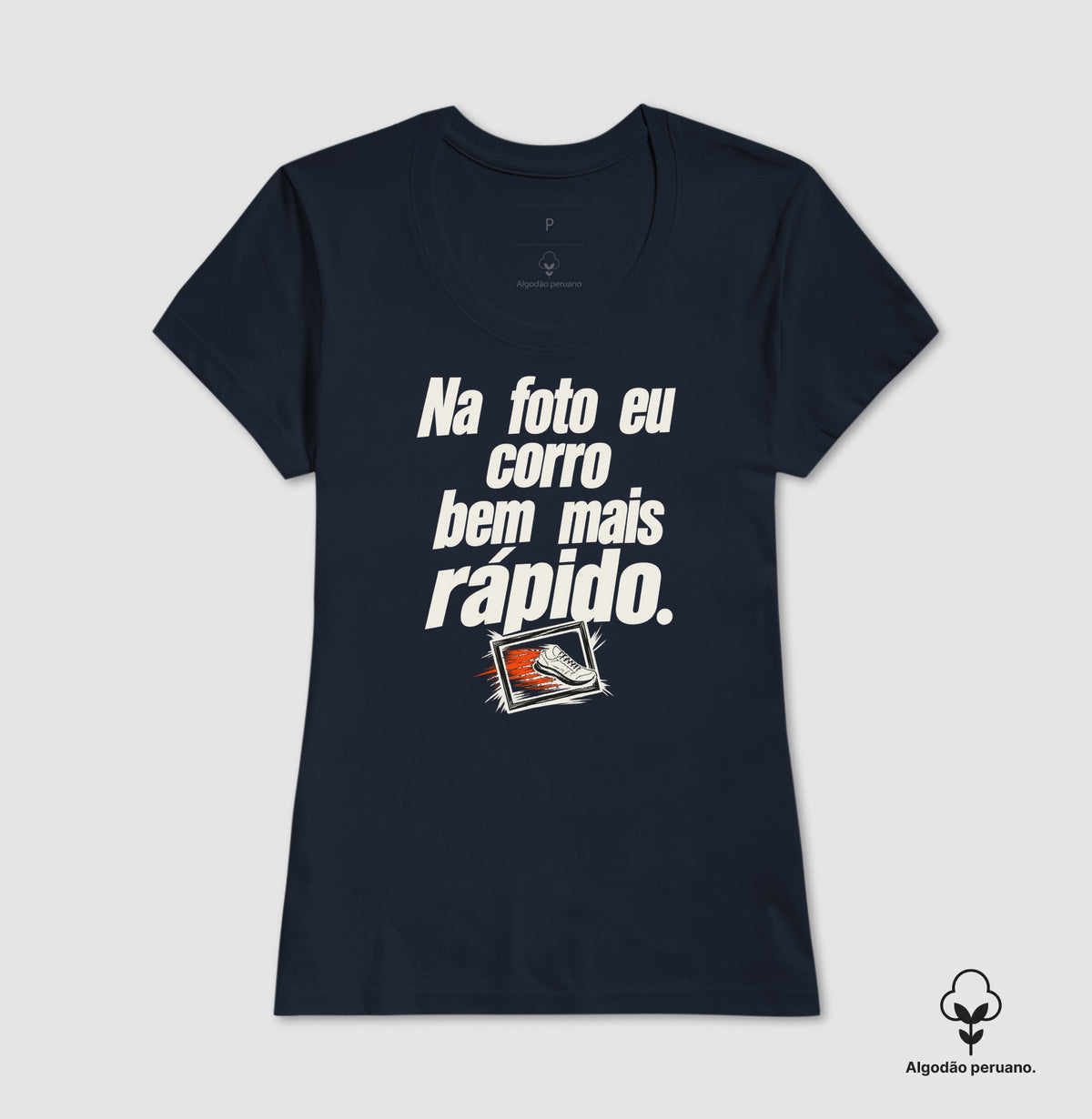 Camiseta Algodão Peruano - Na Hora da Foto