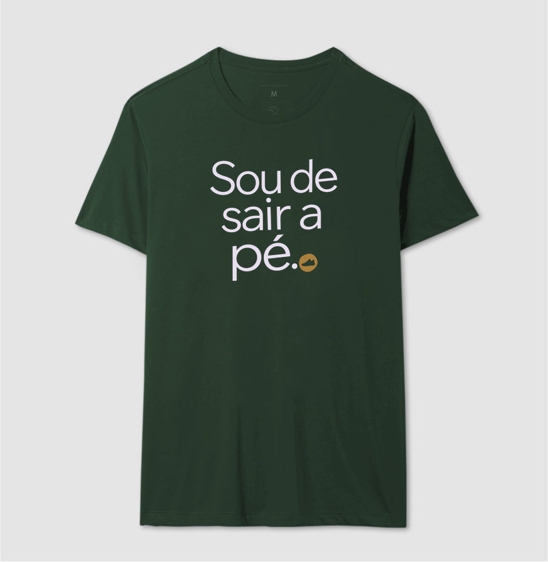 Camiseta Unissex - Gosto de Ir a Pé