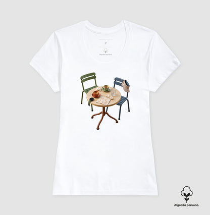 Camiseta Algodão Peruano - Mesa de Encontro