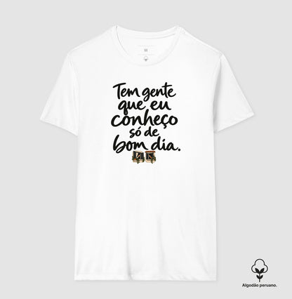 Camiseta Algodão Peruano - Bom Dia de Bairro