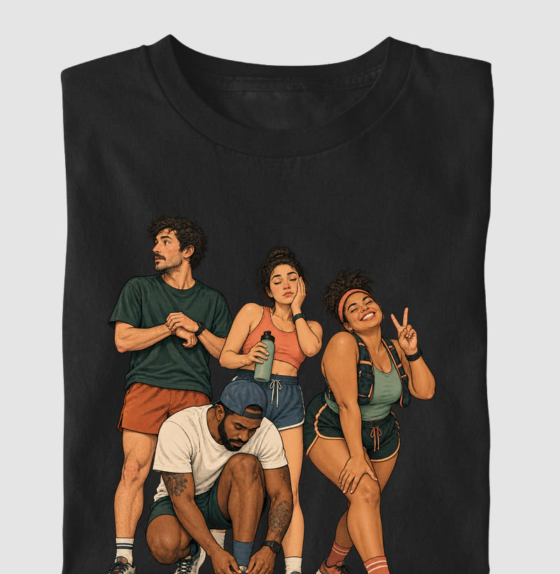 Camiseta Infantil - Foto Antes da Largada