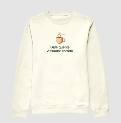 Suéter Moletom - Assunto Quente, Off White