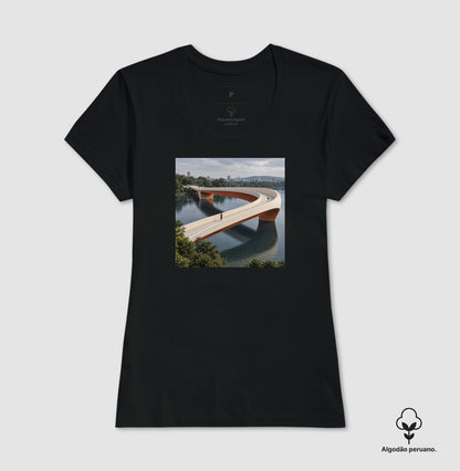 Camiseta Algodão Peruano - Pontes e Voltas