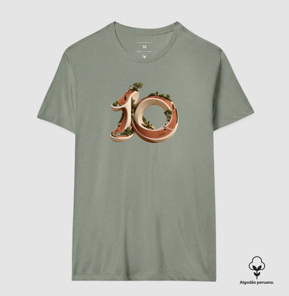 Camiseta Algodão Peruano - Dez Redondo