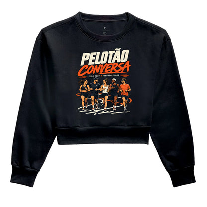 Cropped Moletom - Pelotão Conversa