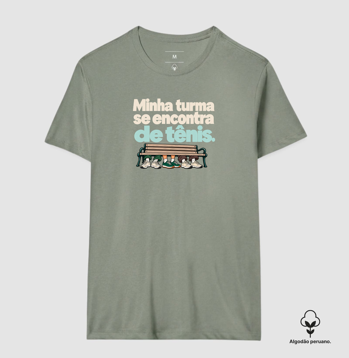 Camiseta Algodão Peruano - Turma de Rua