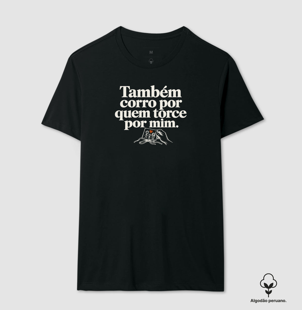 Camiseta Algodão Peruano - Torcida que Fica