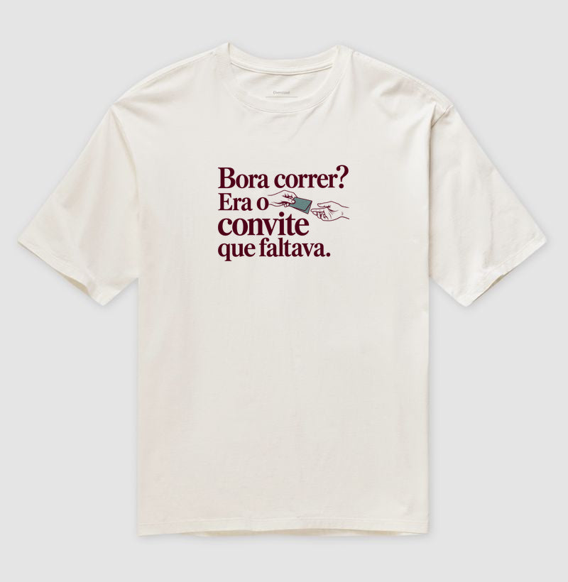 Camiseta Oversized - Convite Aceito