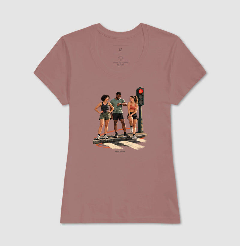 Camiseta Unissex - Semáforo Vermelho