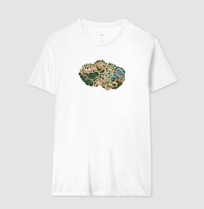 Camiseta Unissex - Mapa do Corre