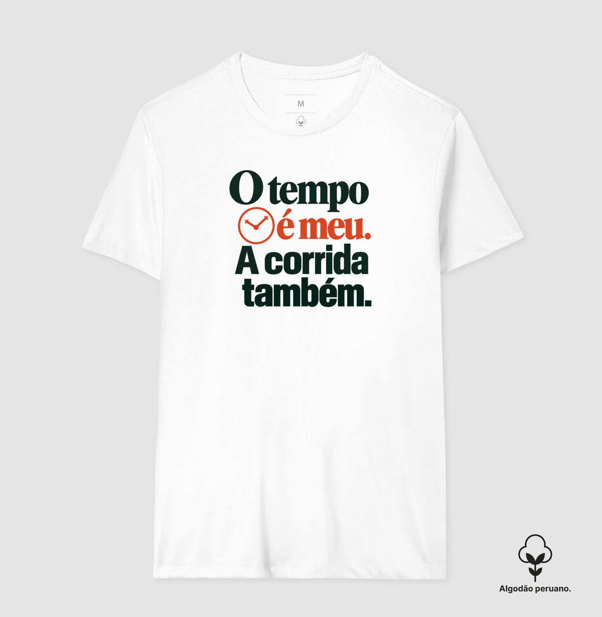 Camiseta Algodão Peruano - Hora Particular