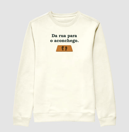 Suéter Moletom - Da Rua para Casa, Off White