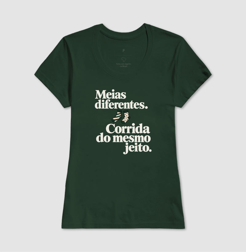 Camiseta Unissex - Par Diferente, Feminino, Verde