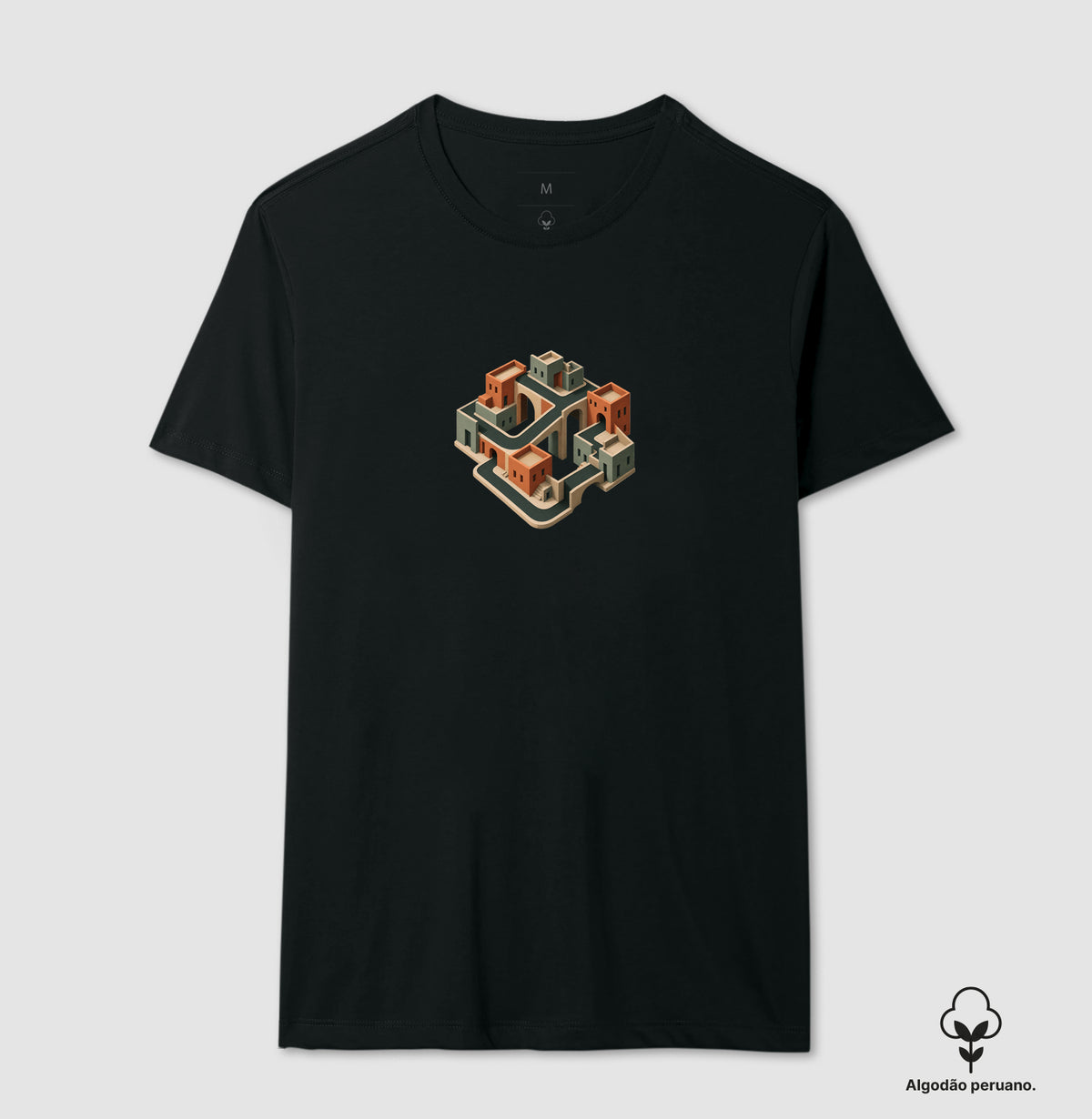 Camiseta Algodão Peruano - Quarteirão Infinito