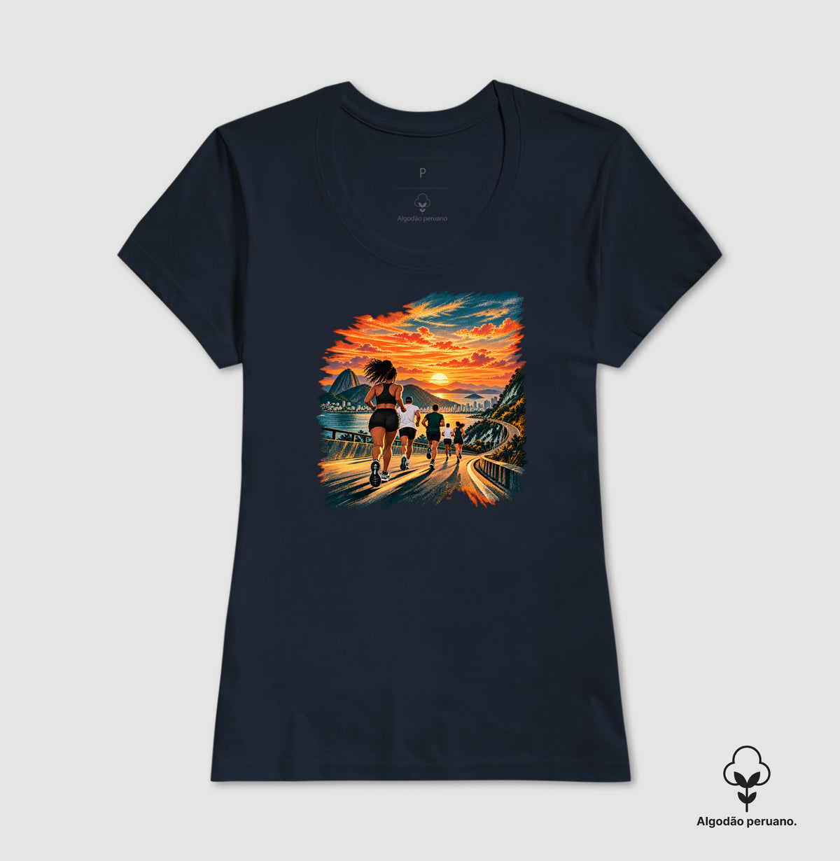Camiseta Algodão Peruano - Última Luz