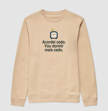 Suéter Moletom - Sono Adiantado, Bege