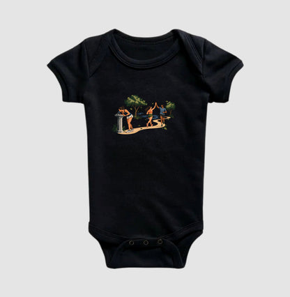 Body Infantil - Primeiro Longão, Preta