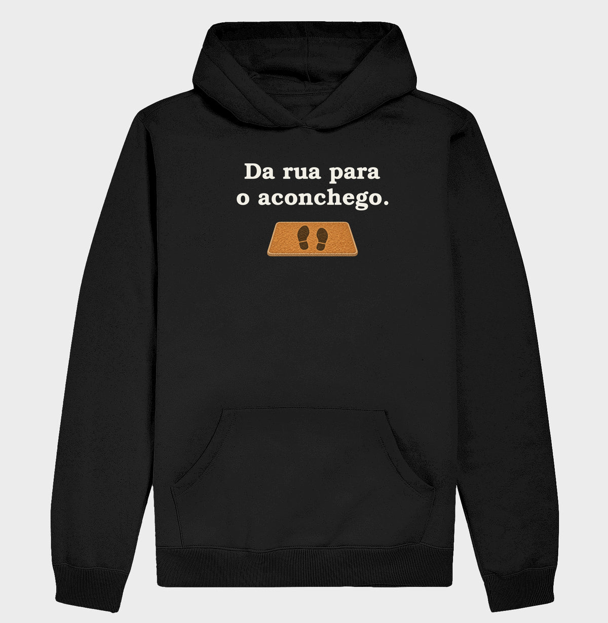 Moletom com Capuz - Da Rua para Casa, Preta