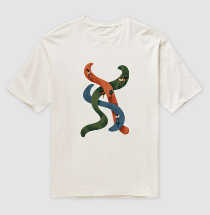 Camiseta Oversized - Rotas que se Cruzam